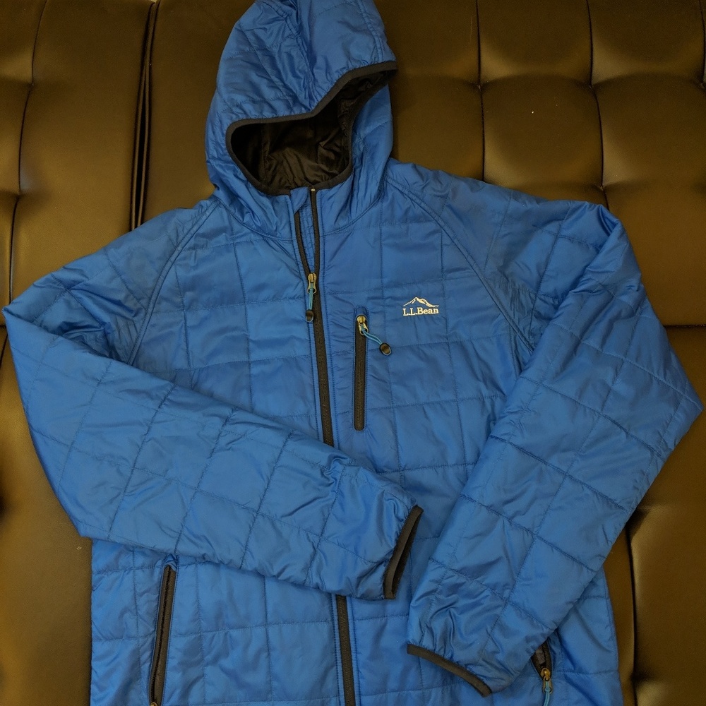 L.L. Bean Leightweight down jacket w/ hood